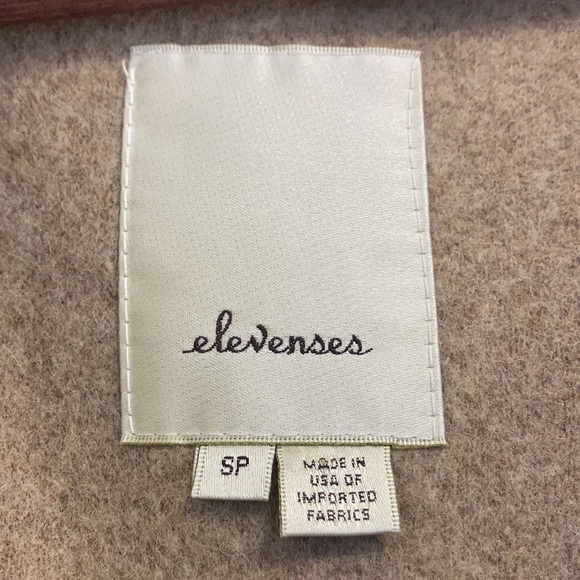 Anthropologie Elevenses Wool Blend Tan Sweater Vest Size Small - Picture 7 of 10